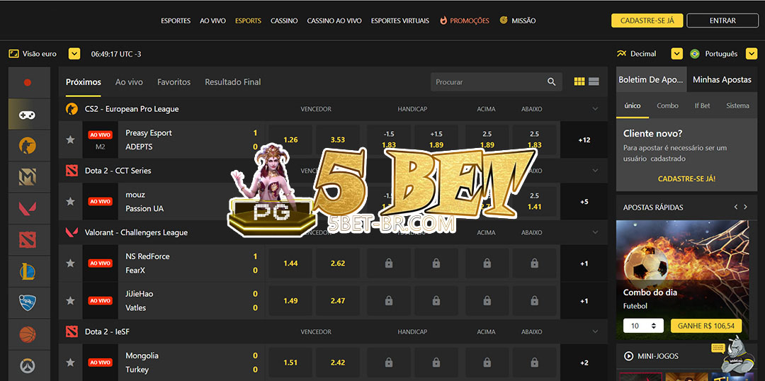 5 bet Bônus